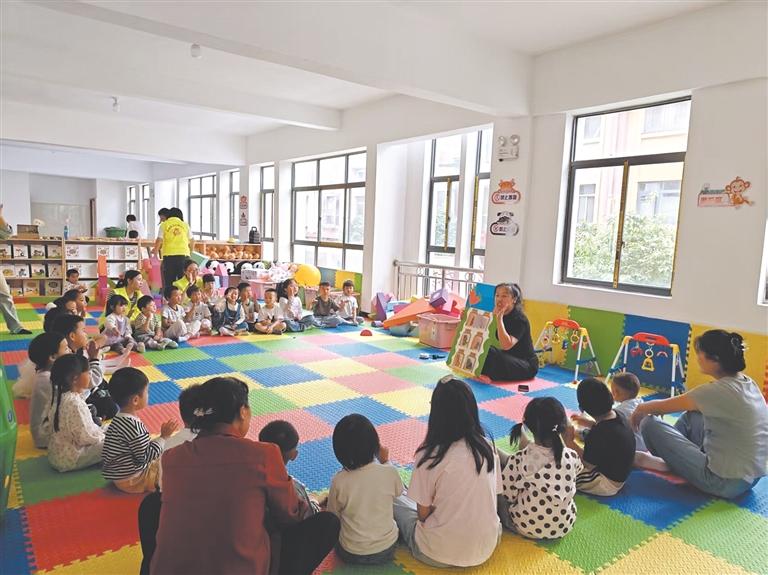 公益早教活动。李芬 摄